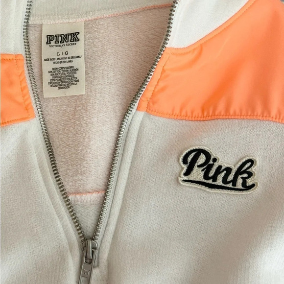 PINK Victorias Secret | Quarter Zip Sweater Kangaroo Pocket Mock Neck - Picture 6 of 7